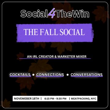 Cover Image for Social4TheWin Fall Social