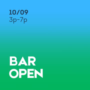 Cover Image for Bar Open + Dog Park Hangs