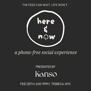 Cover Image for Here & Now: A Phone-Free Experience (NYC)