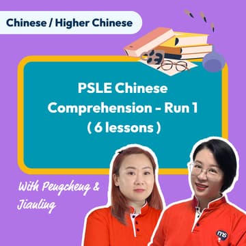 Cover Image for Mind Stretcher PSLE Chinese Comprehension Run 1 (6 Live Online Classes) | Session 5 with Teacher Jianling & Teacher Pengcheng