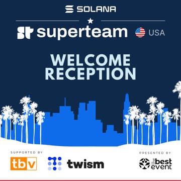 Cover Image for Superteam: VIP Welcome Reception