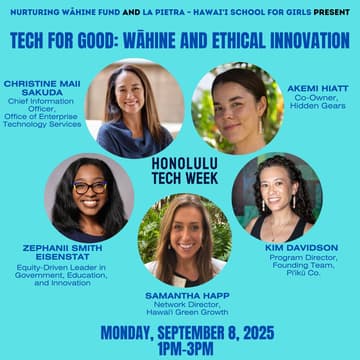 Cover Image for Tech for Good: Wāhine and Ethical Innovation