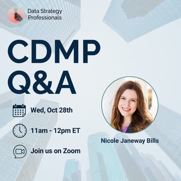 Cover Image for CDMP Q&A