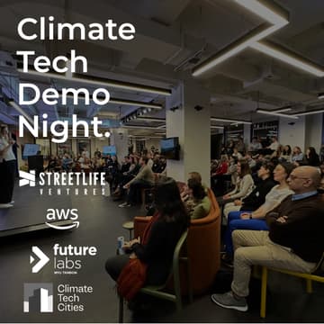 Cover Image for Climate Tech Demo Night - AWS, NYU, Streetlife Ventures