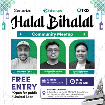Cover Image for Halal Bihalal Community Meetup | Xenorize-Tokocrypto-TKO