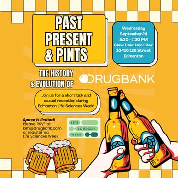 Cover Image for Past, Present & Pints: The History & Evolution of DrugBank