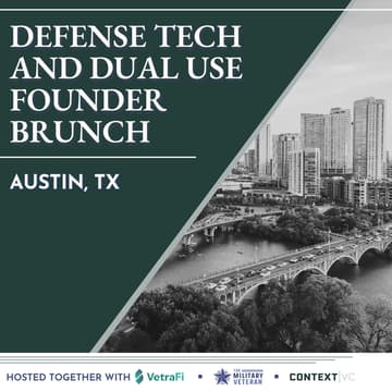 Cover Image for Defense Tech and Dual Use Founder Brunch