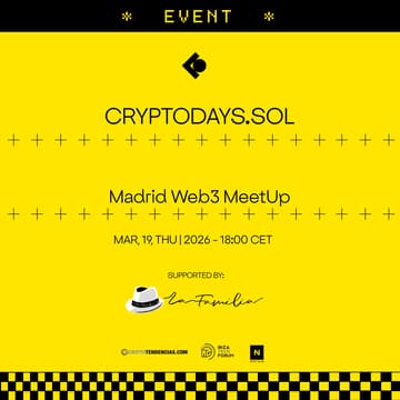 Cover Image for CryptoDays by La Familia - Madrid Web3 Meetup