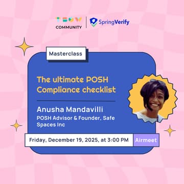 Cover Image for The ultimate POSH Compliance checklist