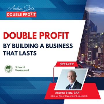 Cover Image for Double Profit by Building a Business That Lasts