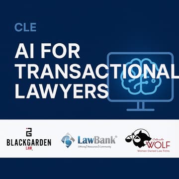 Cover Image for Session Two: AI for Transactional Lawyers