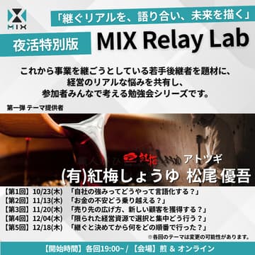 Cover Image for 【第1回】夜活特別版「MIX Relay LAB」