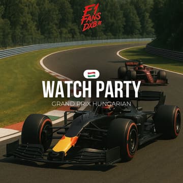 Cover Image for Formula 1 Watch Party 🏁 Hungarian Grand Prix
