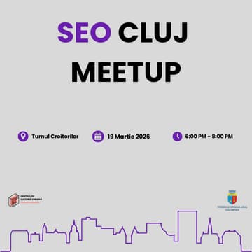 Cover Image for #8 SEO Cluj Meetup - How (not) to use AI in Content & Communication