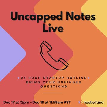 Cover Image for Uncapped Notes Live