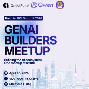 Cover Image for GenAI Builders Meetup - Malaysia (ft. Qwen)