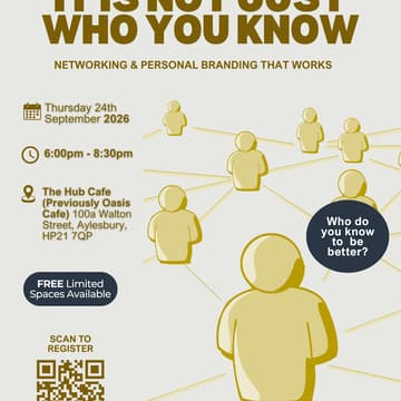 Cover Image for It’s Not Just Who You Know: Networking & Personal Branding That Works