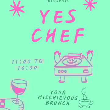 Cover Image for YES CHEF,  your mischievous brunch