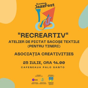 Cover Image for "RecreARTiv" - Atelier de pictat sacoșe textile (pentru tineri) - Asociația Creativities