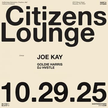 Cover Image for Citizen's Lounge - Presented by Saint & Citizen