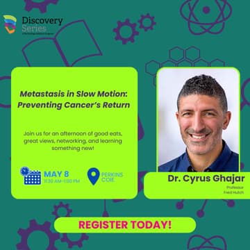 Cover Image for Discovery Series, Dr. Cyrus Ghajar, Professor, Fred Hutch