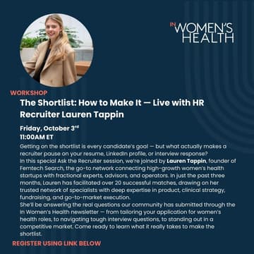Cover Image for The Shortlist: How to Make It — Live with HR Recruiter Lauren Tappin