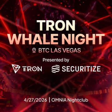Cover Image for TRON Whale Night presented by TRON DAO and Securitize