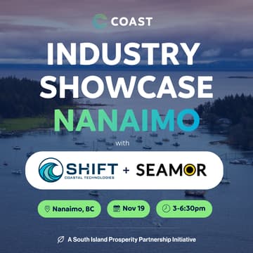 Cover Image for COAST Industry  Showcase, featuring Shift Coastal Technologies & SEAMOR Marine
