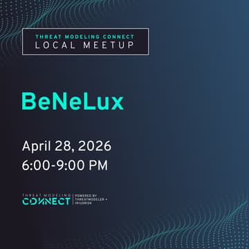 Cover Image for Threat Modeling Connect BeNeLux Chapter Meeting