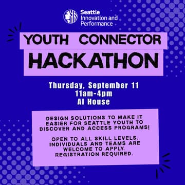 Cover Image for City of Seattle Youth Connector Hackathon