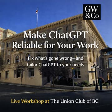 Cover Image for Make ChatGPT reliable for your work — fewer rewrites, less drift, more trust.