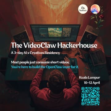 Cover Image for The VideoClaw HackerHouse:3 Days to rethink video creation