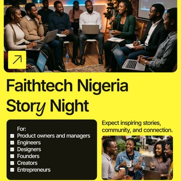 Cover Image for Faithtech Nigeria Story Night