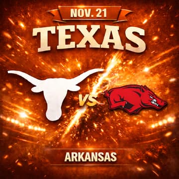 Cover Image for Texas Longhorns vs Arkansas Razorbacks @ DKR