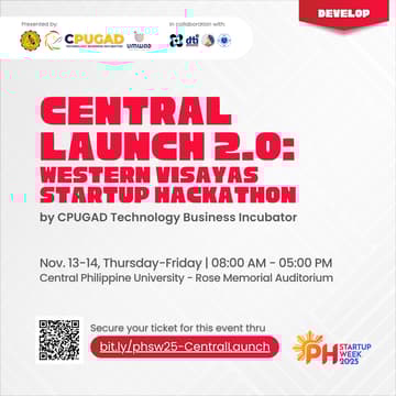 Cover Image for Central Launch 2.0: Western Visayas Startup Hackathon