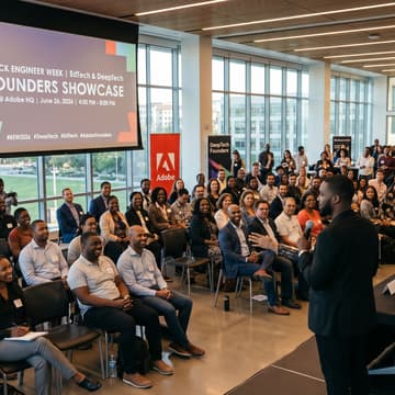 Cover Image for EdTech & DeepTech Founders Showcase by Adobe, Jollof Tech and Black Engineer Week