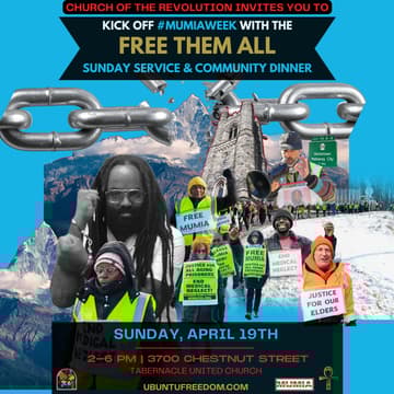 Cover Image for Free Them All Sunday Service + Community Dinner