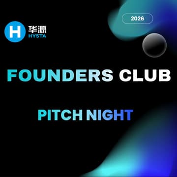 Cover Image for HYSTA Founders Club Pitch Night