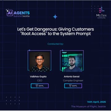 Cover Image for [Hands-on Workshop] Let's Get Dangerous: Giving Customers "Root Access" to the System Prompt