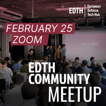Cover Image for EDTH Community Meetup: Online Networking for Defense Innovators