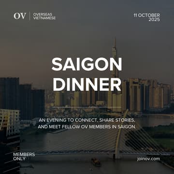 Cover Image for OV Saigon: Members' Dinner