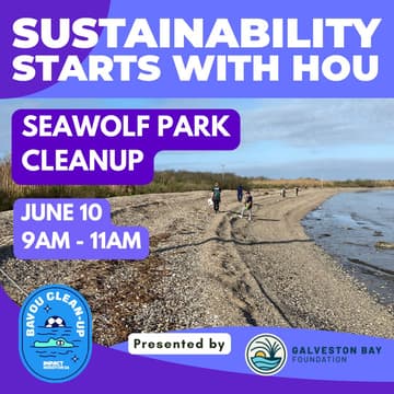 Cover Image for Galveston Bay Foundation Seawolf Park Cleanup