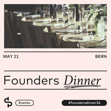 Cover Image for Founders' Dinner Bern