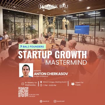 Cover Image for BALI FOUNDERS: Startup Growth Mastermind
