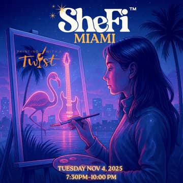 Cover Image for SheFi Miami Presents: Paint & Sip