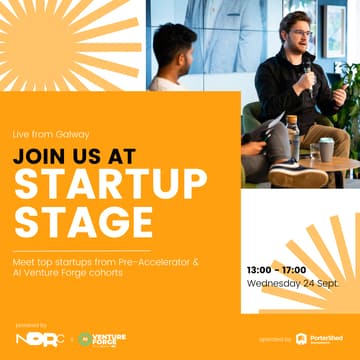 Cover Image for Startup Stage - powered by NDRC x AI Venture Forge