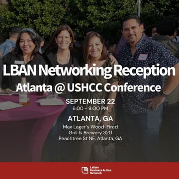 Cover Image for LBAN Networking Reception | Atlanta @ USHCC Conference