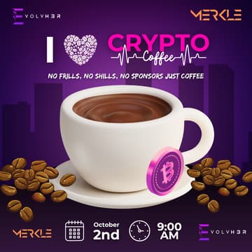 Cover Image for I ♥️ Crypto Coffee: NO Frills NO Shills NO Sponsors | Just Coffee