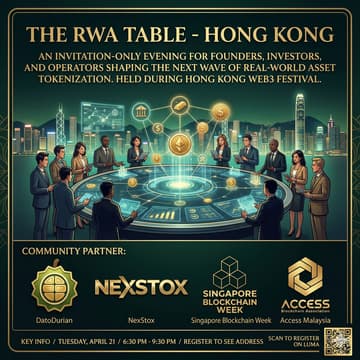 Cover Image for RWA精英圓桌・香港 | The RWA Table - Hong Kong