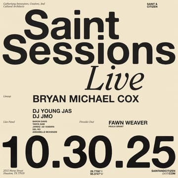 Cover Image for Saint Sessions Live   Presented by Saint & Citizen